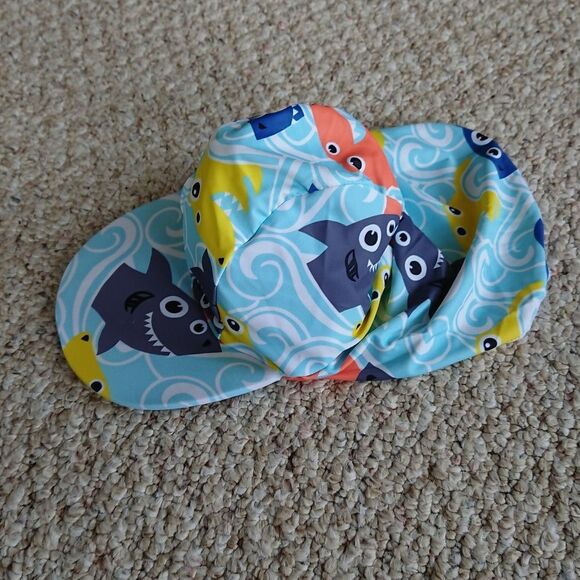 Baby shark Summer Sun Cap Hats - boys 1-2 years - Picture 3 of 8